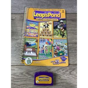 Leap's Pond Leap Frog Leap Pad - Activity & Game Book & cartridge